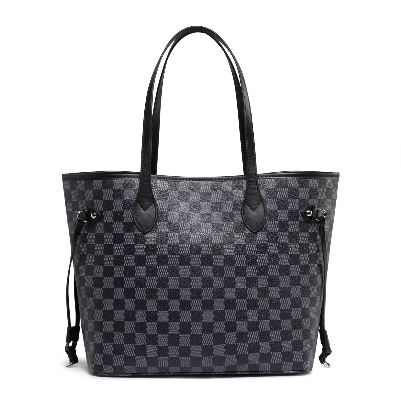 Daisy rose best sale white checkered tote