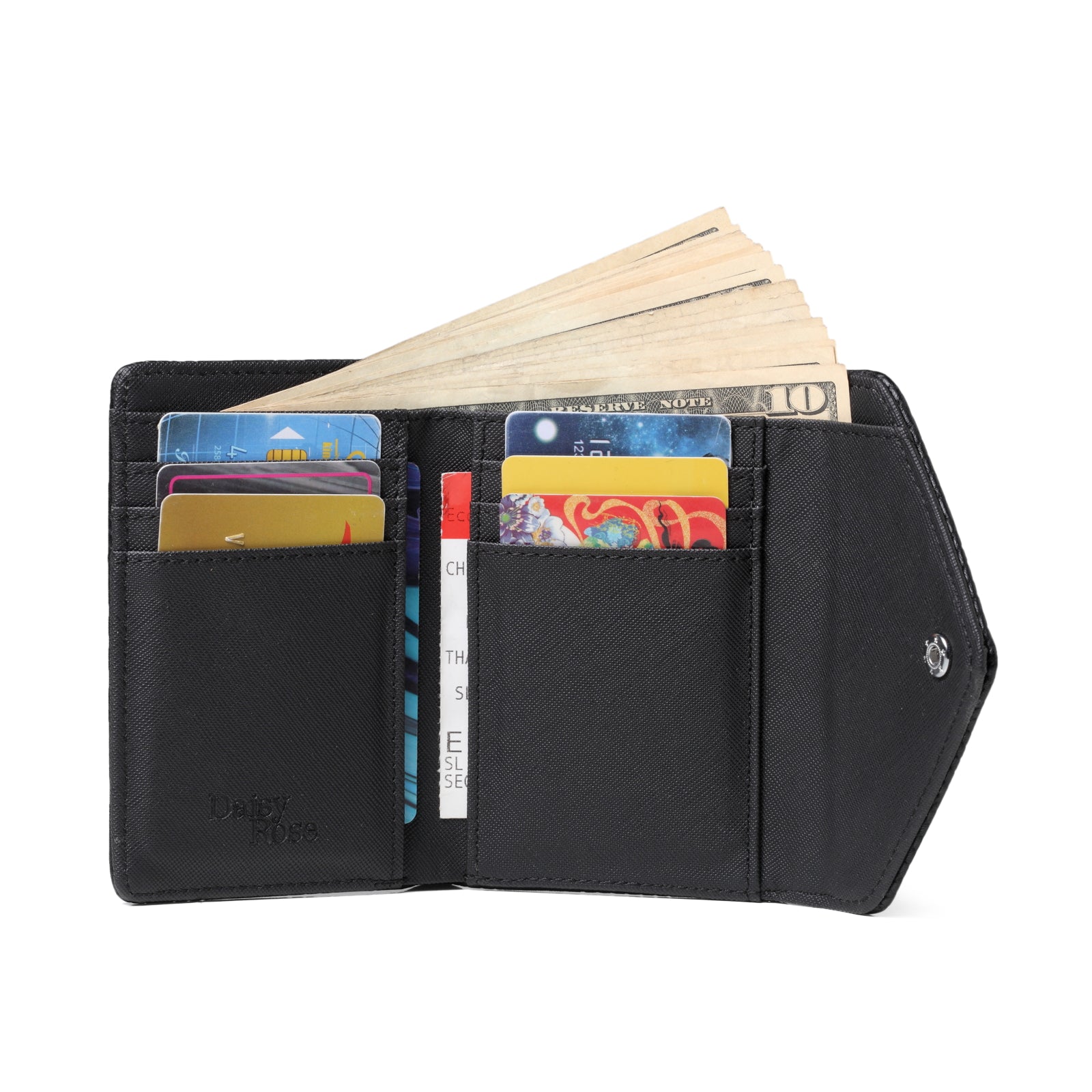 Tri-fold Wallet - RFID Blocking Protection – Daisy Rose bags