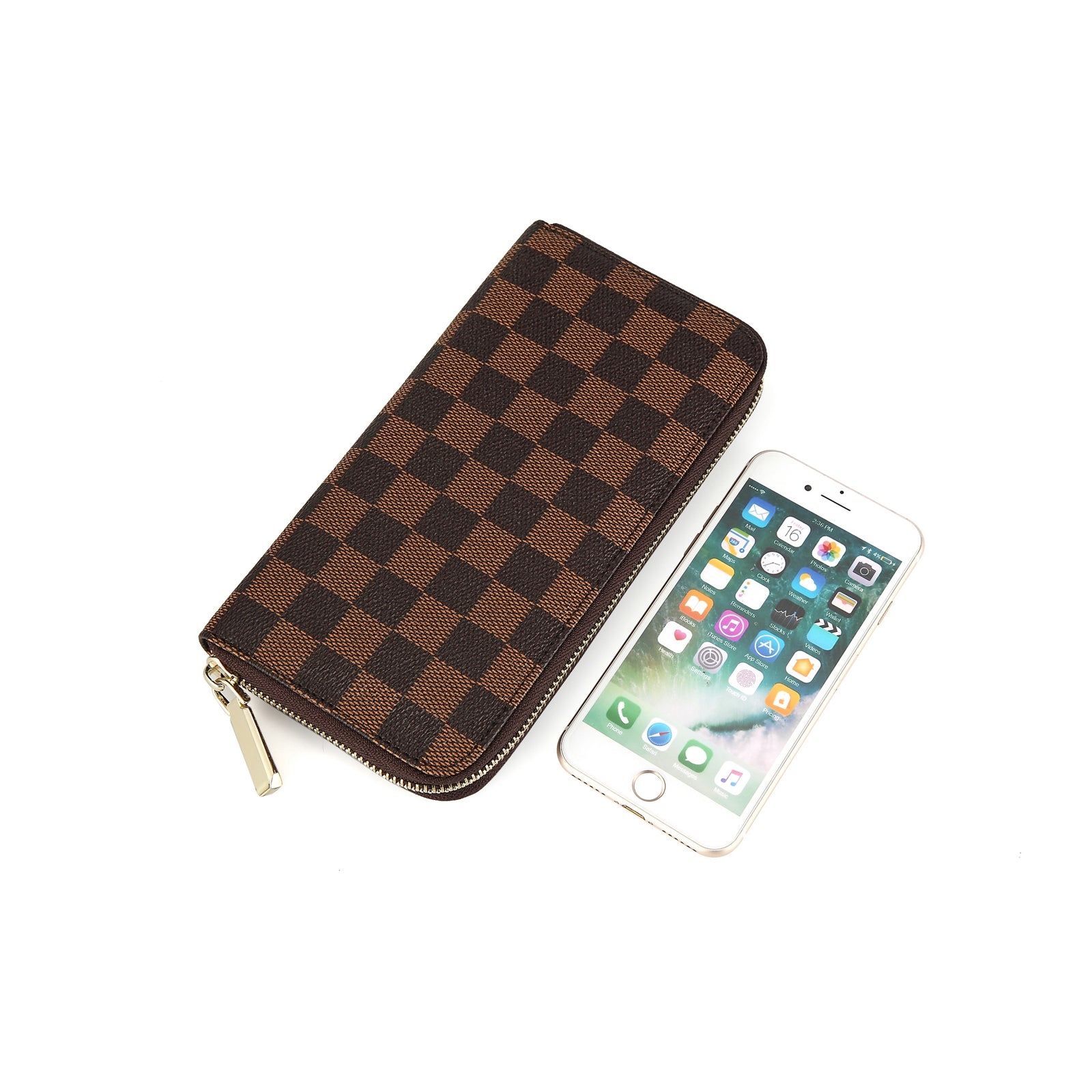 Zip Around Wallet and Phone Clutch - RFID Blocking Protection