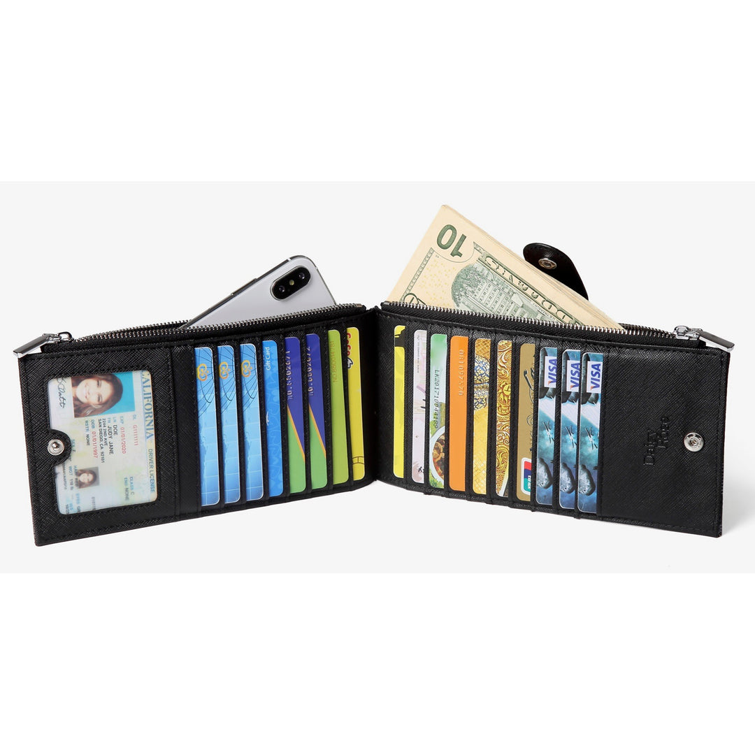 RFID Extra-Capacity Trifold Wallet - Goodfellow & Co™ Black One Size