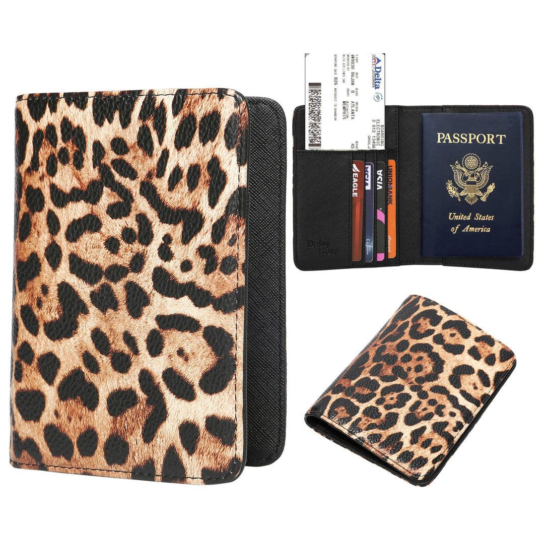  Daisy Rose Luxury Passport Holder Cover Case | PU Vegan Leather  RFID Travel Organizer Card Holder - Zebra : Clothing, Shoes & Jewelry